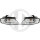 Designscheinwerfer passend f&uuml;r set Audi A4 Baujahr 07-11  klarglas/chrom