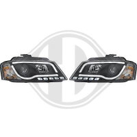 Scheinwerfer passend f&uuml;r Set Audi A3 Baujahr 08-12  klarglas/schwarz