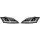 Designscheinwerfer passend f&uuml;r set Audi TT Baujahr 06-11  klarglas/schwarz