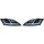 Designscheinwerfer passend f&uuml;r set Audi TT Baujahr 06-10  klarglas/schwarz