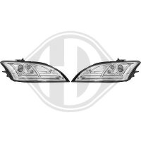 Designscheinwerfer passend f&uuml;r set Audi TT Baujahr 10-14  klarglas/chrom