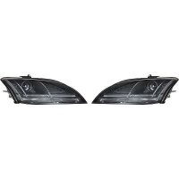 Designscheinwerfer passend f&uuml;r set Audi TT Baujahr 10-14  klar/schwarz