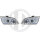 Scheinwerfer passend f&uuml;r Set Ford Focus Baujahr 04-08  klarglas/chrom