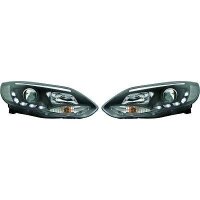 Scheinwerfer passend f&uuml;r Set Ford Focus Baujahr 11-14  klarglas/schwarz