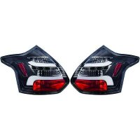 R&uuml;ckleuchten passend f&uuml;r Set Ford Focus Baujahr 11-14  schwarz/klar