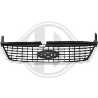 K&uuml;hlergrill passend f&uuml;r  mondeo Baujahr 07-10  schwarz/chrom