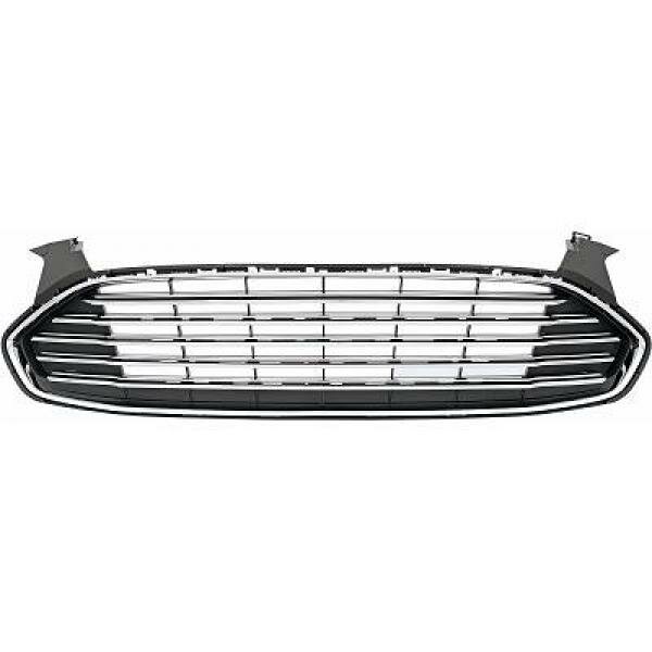 K&uuml;hlergrill passend f&uuml;r  mondeo Baujahr 14-02.19  schwarz/chrom