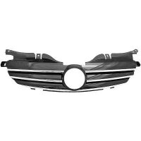 K&uuml;hlergrill passend f&uuml;r komplett Mercedes R170 Baujahr 1996-2004    chrom/schwarz