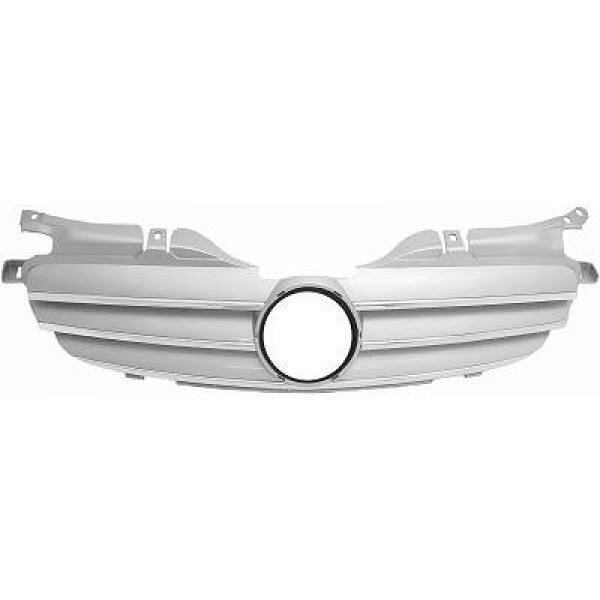 K&uuml;hlergrill passend f&uuml;r komplett Mercedes R170 Baujahr 1996-2004     chrom/silber