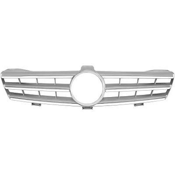 K&uuml;hlergrill passend f&uuml;r komplett Mercedes w219 Baujahr 04-08   chrom/silber