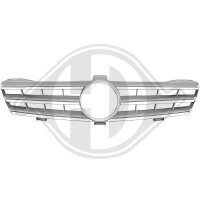 K&uuml;hlergrill passend f&uuml;r komplett Mercedes w219 Baujahr 04-08   chrom/silber