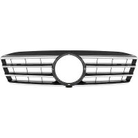 K&uuml;hlergrill passend f&uuml;r komplett Mercedes W203 Baujahr 2000-2007  chrom/schwarz