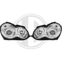 Scheinwerfer passend f&uuml;r Set Mercedes W203 Baujahr 2000-2007
