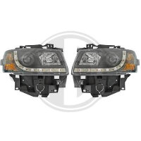 Scheinwerfer passend f&uuml;r Set   VW T4 Baujahr 1996-2003   klarglas/schwarz