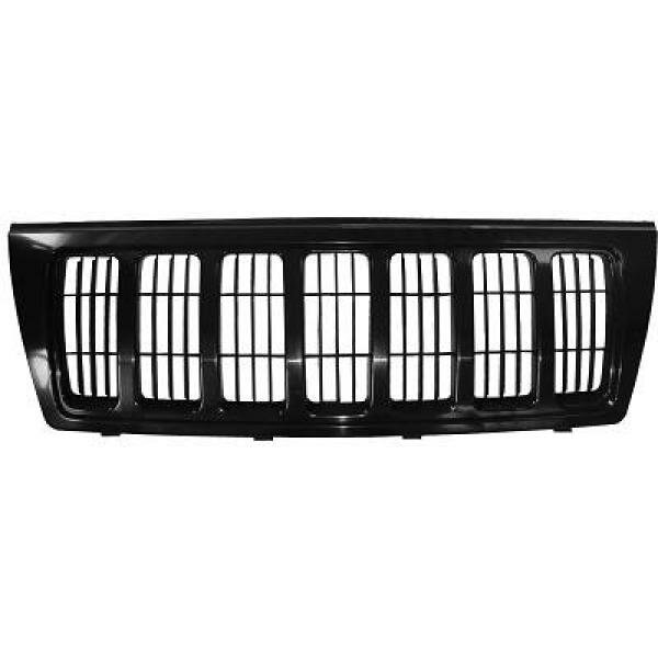 K&uuml;hlergrill passend f&uuml;r Grand Chrysler Cherokee Baujahr 04-05  schwarz/schwarz