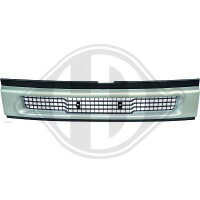 K&uuml;hlergrill passend f&uuml;r Iveco Daily Baujahr 2000-2006  schwarz-silber