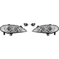 Scheinwerfer passend f&uuml;r Set Renault Megane Baujahr 1999-2002    klarglas/chrom