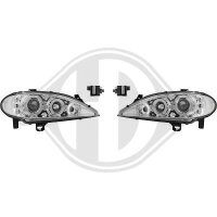 Scheinwerfer passend f&uuml;r Set Renault Megane Baujahr 1999-2002    klarglas/chrom