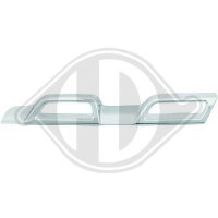 Chromblende passend f&uuml;r ob.links Dacia Duster Baujahr 13-17  f&uuml;r k&uuml;hlergrill