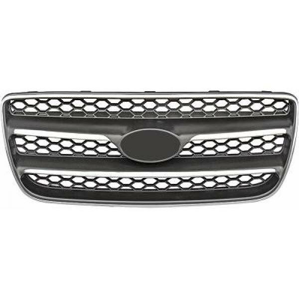 K&uuml;hlergrill passend f&uuml;r  Hyundai Santa fe Baujahr 06-09  mit chromstreben