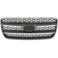 K&uuml;hlergrill passend f&uuml;r  Hyundai Santa fe Baujahr 06-09  mit chromstreben